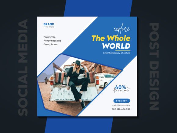 Download Travel Social Media Post Design - Social media Collection