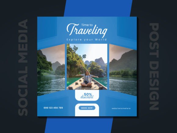 Download Travel Social Media Post Design - Social media Collection