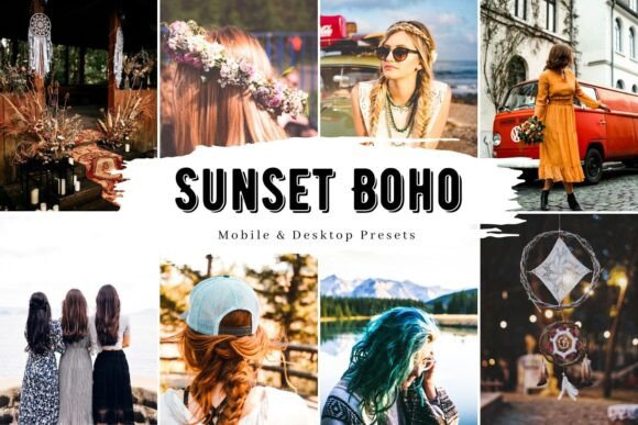 Download 10 Sunset Boho Wedding Lightroom Presets - Wedding Collection