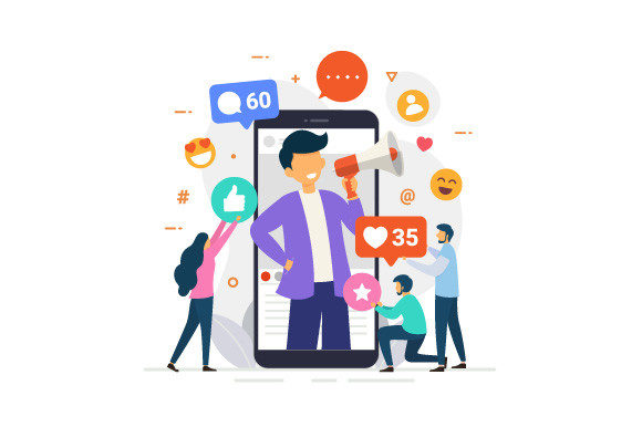 Download Social Media Influencer Illustration 3 - Social media Collection