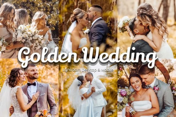 Download 12 Golden Wedding Lightroom Presets - Wedding Collection