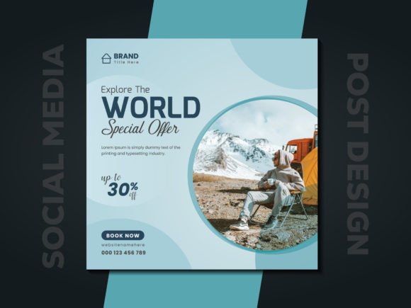Download Travel Social Media Post Design - Social media Collection