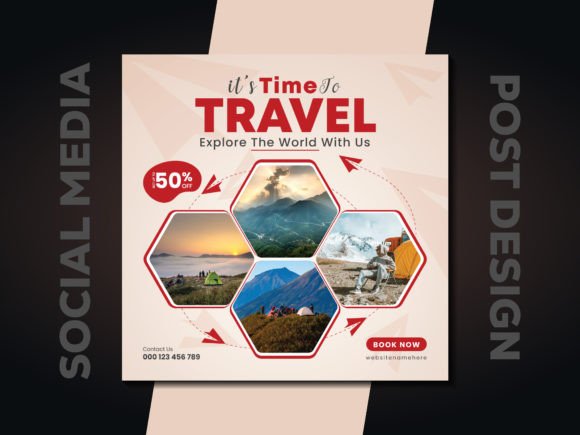 Download Travel Social Media Post Design - Social media Collection