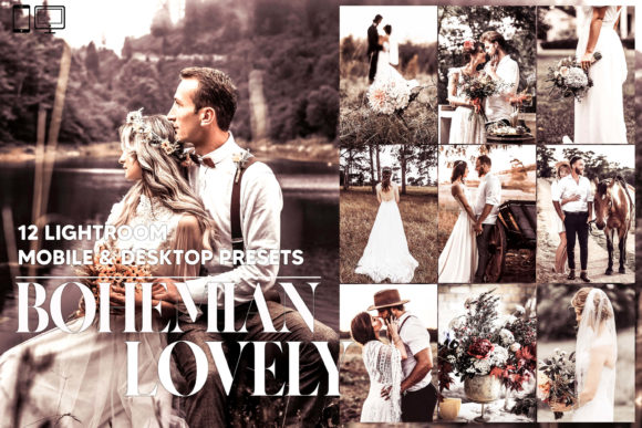 Download 12 Bohemian Lovely Lightroom Presets - Premium Resources