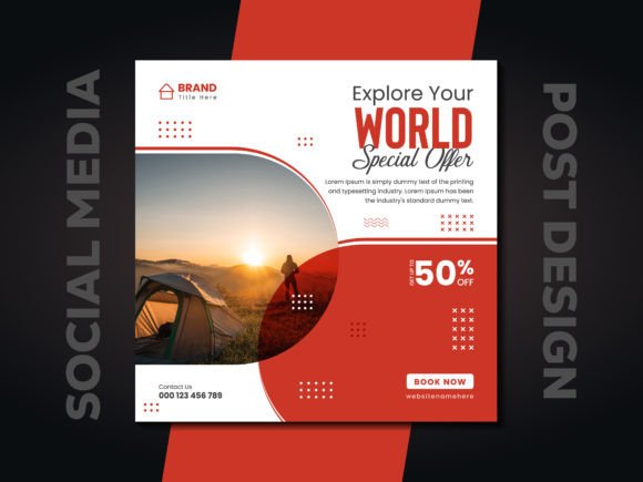 Download Travel Social Media Post Design - Social media Collection